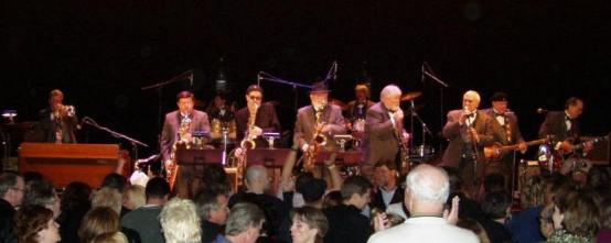 Kansas Music Hall of Fame, Jan, 2005.  Left to right, Randall, Mike, Evan, Jack, Doug, Don, Steve D., Butch, Jerry and Steve E.