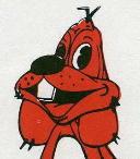 The red dog image was created by Mike Breaky, one time road manager, artist and friend.